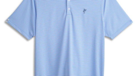 STRETCH TECH STRIPED POLO